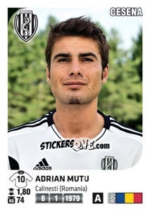 Sticker Adrian Mutu - Calciatori 2011-2012 n. 119 - Panini