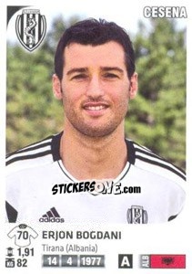 Sticker Erjon Bogdani - Calciatori 2011-2012 n. 120 - Panini