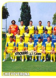 Figurina Squadra/1 (Chievoverona) - Calciatori 2011-2012 - Panini