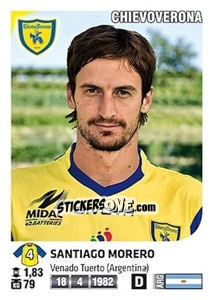 Cromo Santiago Morero - Calciatori 2011-2012 - Panini