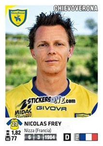 Sticker Nicolas Frey - Calciatori 2011-2012 n. 131 - Panini