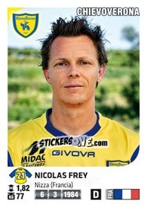 Figurina Nicolas Frey - Calciatori 2011-2012 - Panini