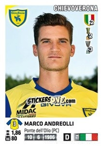 Sticker Marco Andreolli - Calciatori 2011-2012 - Panini