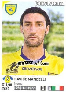 Sticker Davide Mandelli - Calciatori 2011-2012 - Panini