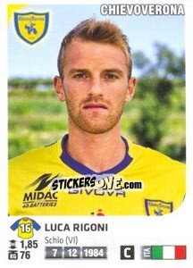 Sticker Luca Rigoni - Calciatori 2011-2012 n. 137 - Panini