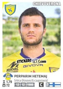 Figurina Perparim Hetemaj - Calciatori 2011-2012 - Panini