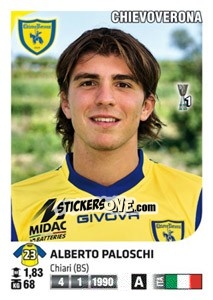 Sticker Alberto Paloschi - Calciatori 2011-2012 n. 141 - Panini