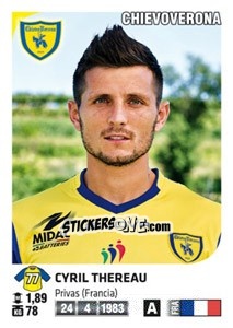 Figurina Cyril Thereau - Calciatori 2011-2012 - Panini