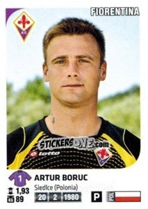 Sticker Artur Boruc - Calciatori 2011-2012 - Panini