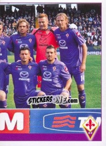 Figurina Squadra/2 (Fiorentina) - Calciatori 2011-2012 - Panini