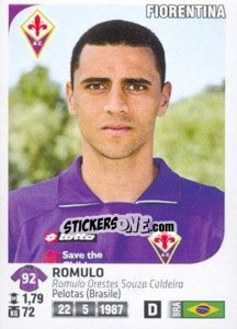 Sticker Romulo - Calciatori 2011-2012 - Panini