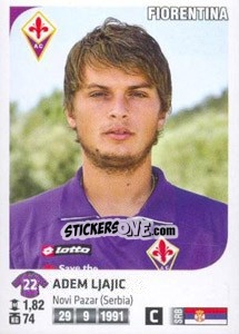 Figurina Adem Ljajic - Calciatori 2011-2012 - Panini