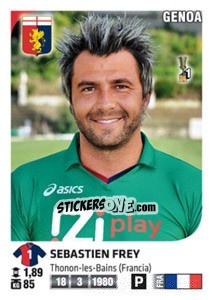 Sticker Sebastien Frey - Calciatori 2011-2012 n. 170 - Panini