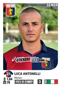 Sticker Luca Antonelli - Calciatori 2011-2012 n. 179 - Panini