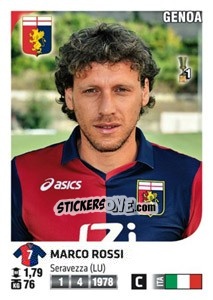 Sticker Marco Rossi - Calciatori 2011-2012 n. 181 - Panini