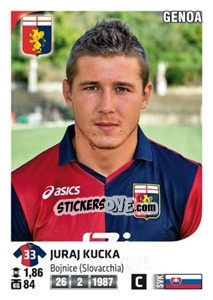 Sticker Juraj Kucka - Calciatori 2011-2012 n. 182 - Panini