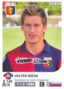 Sticker Valter Birsa - Calciatori 2011-2012 - Panini