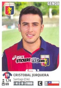 Sticker Cristobal Jorquera - Calciatori 2011-2012 - Panini