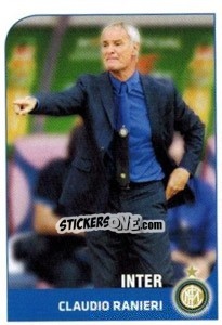 Sticker Claudio Ranieri - Calciatori 2011-2012 n. 200 - Panini