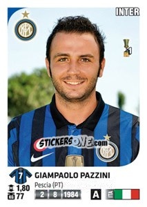 Cromo Giampaolo Pazzini - Calciatori 2011-2012 - Panini