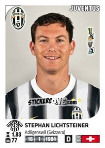Figurina Stephan Lichtsteiner - Calciatori 2011-2012 - Panini