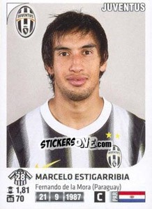 Sticker Marcelo Estigarribia - Calciatori 2011-2012 - Panini