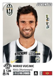 Sticker Mirko Vucinic - Calciatori 2011-2012 - Panini