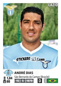 Sticker André Dias - Calciatori 2011-2012 n. 244 - Panini