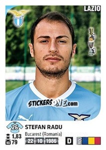 Sticker Stefan Radu - Calciatori 2011-2012 n. 245 - Panini