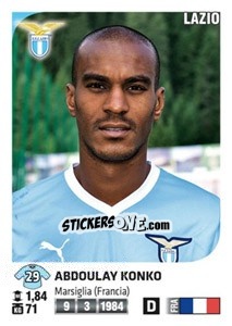 Figurina Abdoulay Konko - Calciatori 2011-2012 - Panini