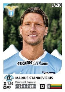 Figurina Marius Stankevicius - Calciatori 2011-2012 - Panini
