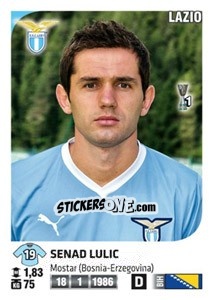 Sticker Senad Lulic - Calciatori 2011-2012 n. 253 - Panini