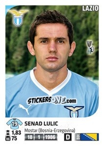 Figurina Senad Lulic - Calciatori 2011-2012 - Panini