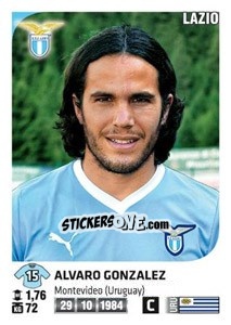 Sticker Alvaro Gonzalez - Calciatori 2011-2012 n. 254 - Panini