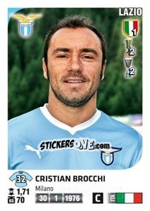 Cromo Cristian Brocchi - Calciatori 2011-2012 - Panini