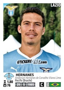 Cromo Hernanes - Calciatori 2011-2012 - Panini