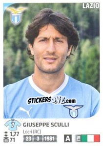 Sticker Giuseppe Sculli - Calciatori 2011-2012 n. 261 - Panini