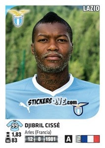 Sticker Djibril Cissé - Calciatori 2011-2012 - Panini