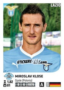 Sticker Miroslav Klose - Calciatori 2011-2012 n. 264 - Panini