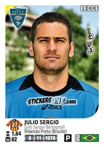 Figurina Julio Sergio - Calciatori 2011-2012 - Panini