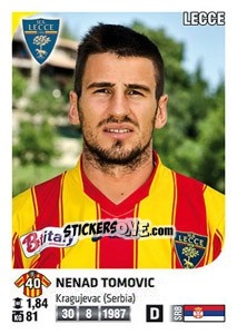 Sticker Nenad Tomovic - Calciatori 2011-2012 - Panini