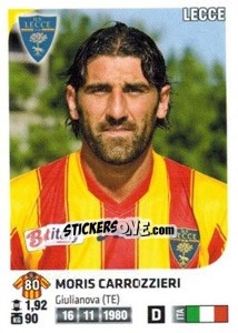 Sticker Moris Carrozzieri - Calciatori 2011-2012 n. 273 - Panini