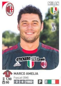 Figurina Marco Amelia - Calciatori 2011-2012 - Panini