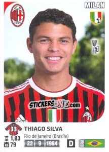 Figurina Thiago Silva - Calciatori 2011-2012 - Panini