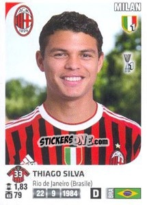 Sticker Thiago Silva - Calciatori 2011-2012 n. 293 - Panini