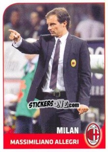 Sticker Massimiliano Allegri - Calciatori 2011-2012 n. 296 - Panini