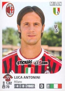 Sticker Luca Antonini - Calciatori 2011-2012 n. 299 - Panini