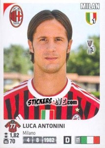 Figurina Luca Antonini - Calciatori 2011-2012 - Panini