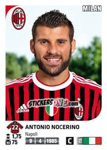 Sticker Antonio Nocerino - Calciatori 2011-2012 - Panini