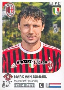Sticker Mark Van Bommel - Calciatori 2011-2012 n. 304 - Panini